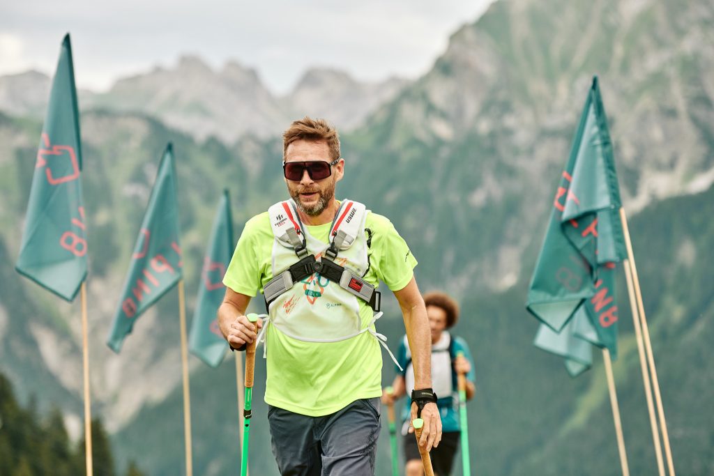 During the alpin8 testevent in Brandnertal - Austria 2023. Trailrunning in everesting format. Please ensure to give appropriate credit for the photographer.